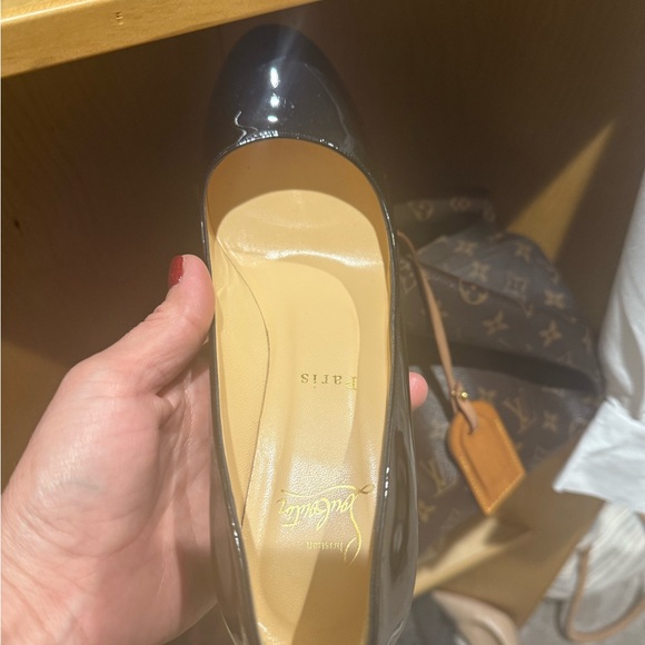 Pristine Paten Leather Christian Louboutin Platform 5 Inch Heels. - Picture 7 of 8